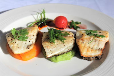 פילה דניס, קרם גזר, אפונה ועדשים שחורות