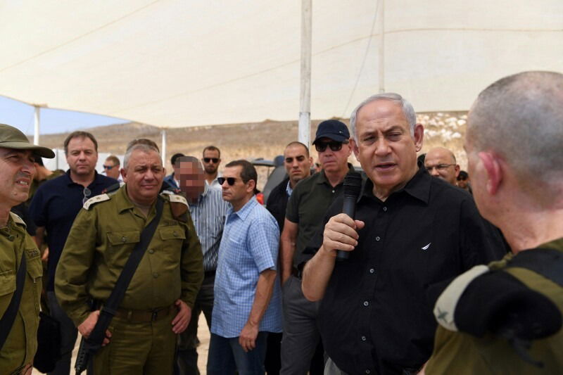 השרים ונתניהו בסיור