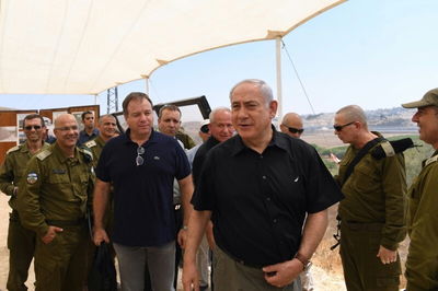 נתניהו בסקירה ביטחונית