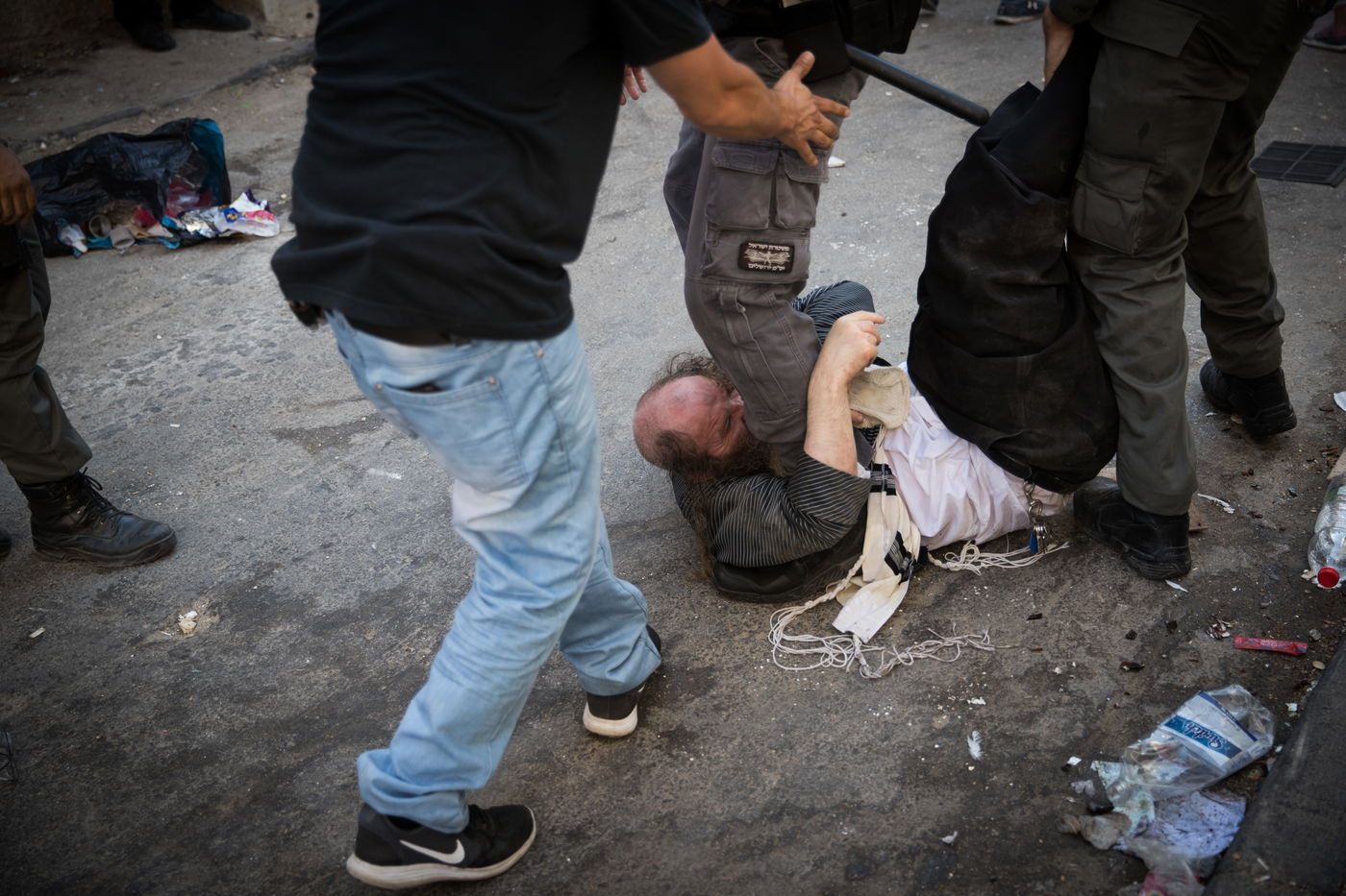 דגלי פלסטין ואלימות • תיעוד ממאה שערים