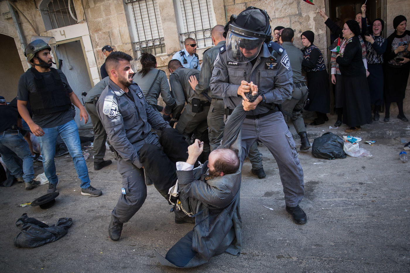 דגלי פלסטין ואלימות • תיעוד ממאה שערים