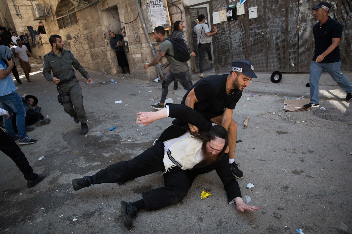 דגלי פלסטין ואלימות • תיעוד ממאה שערים