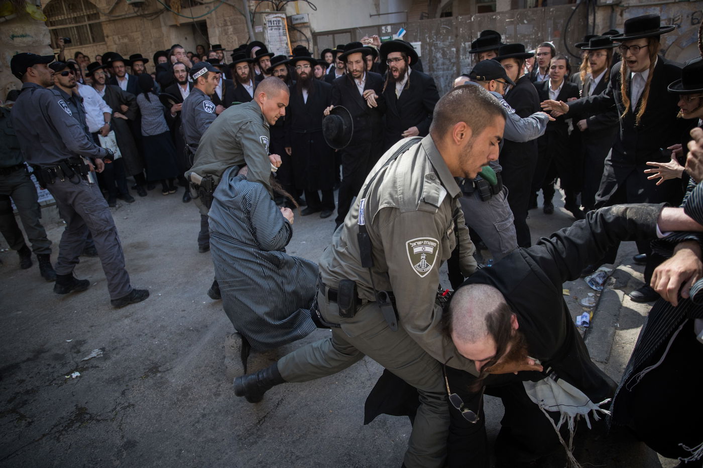 דגלי פלסטין ואלימות • תיעוד ממאה שערים