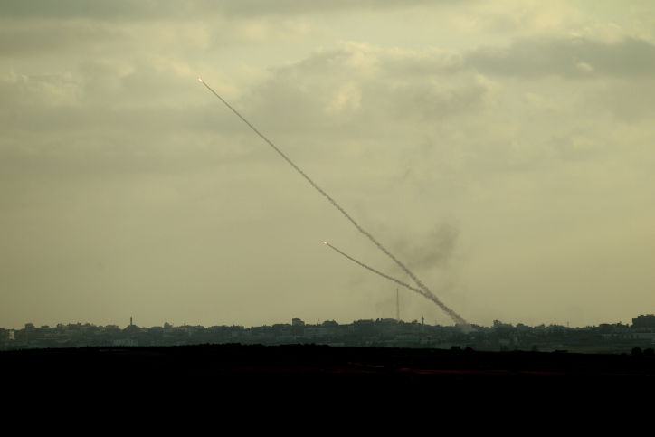 יציאת רקטה מעזה, אילוסטרציה