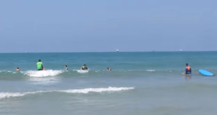 חוף הגלישה בקריית ים