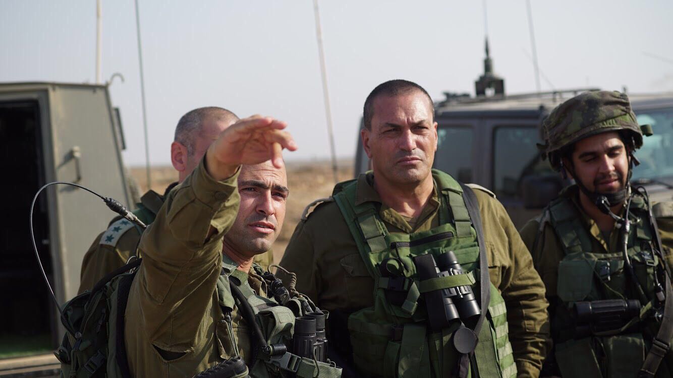 האלוף זמיר בגבול רצועת עזה