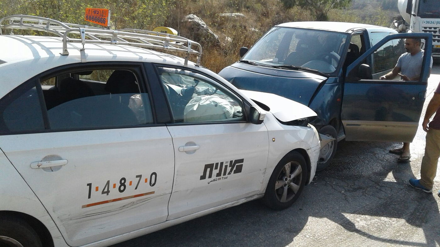 זירת התאונה