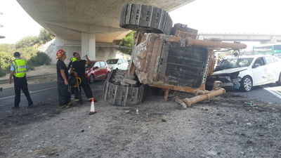 זירת התאונה