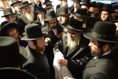 הרבי מסאטמר בעלייה לציון