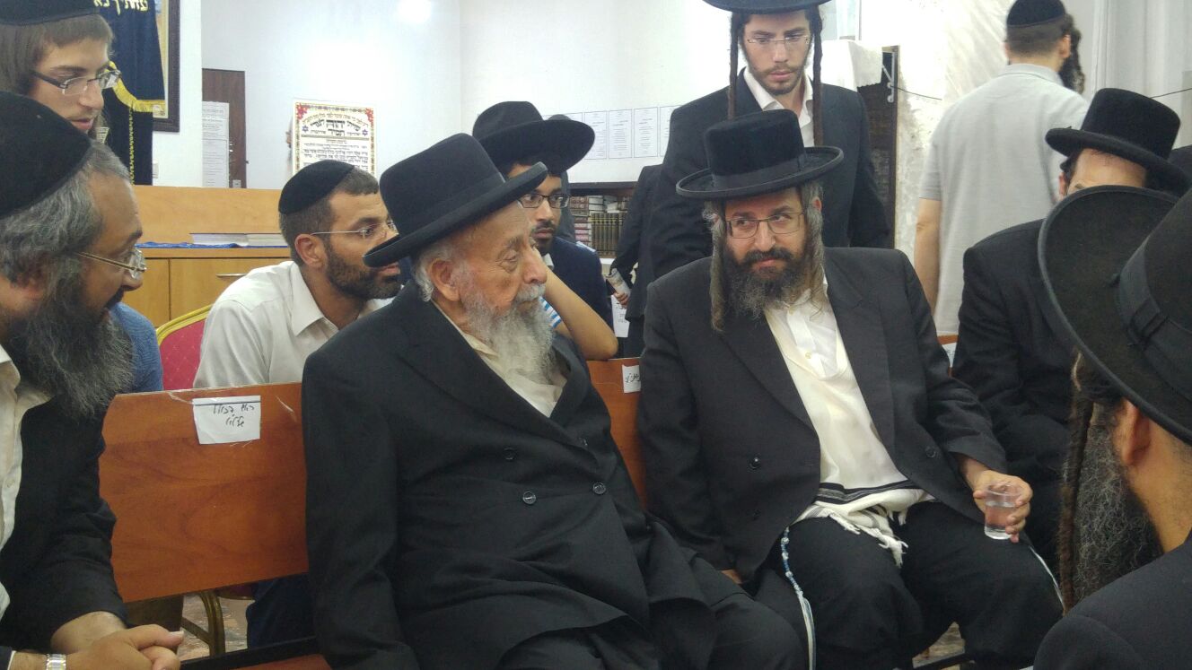 הרב שמעון בעדני עם הרב מוטה פראנק