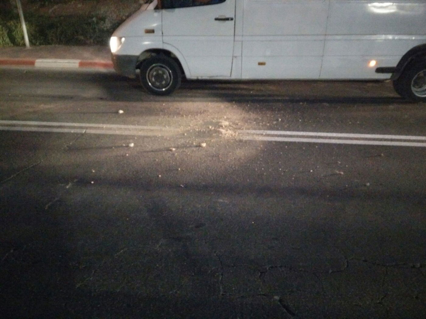 שוב משאית מנוף פגעה בגשר ביישוב אפרת