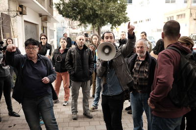 הפגנה נגד המסתננים בדרום תל אביב