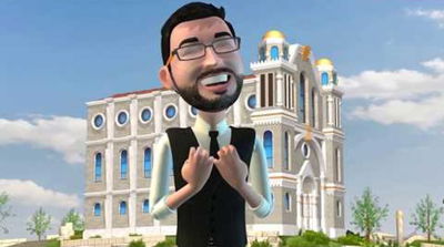 מיכה גמרמן בקליפ אנימציה לימים הנוראים