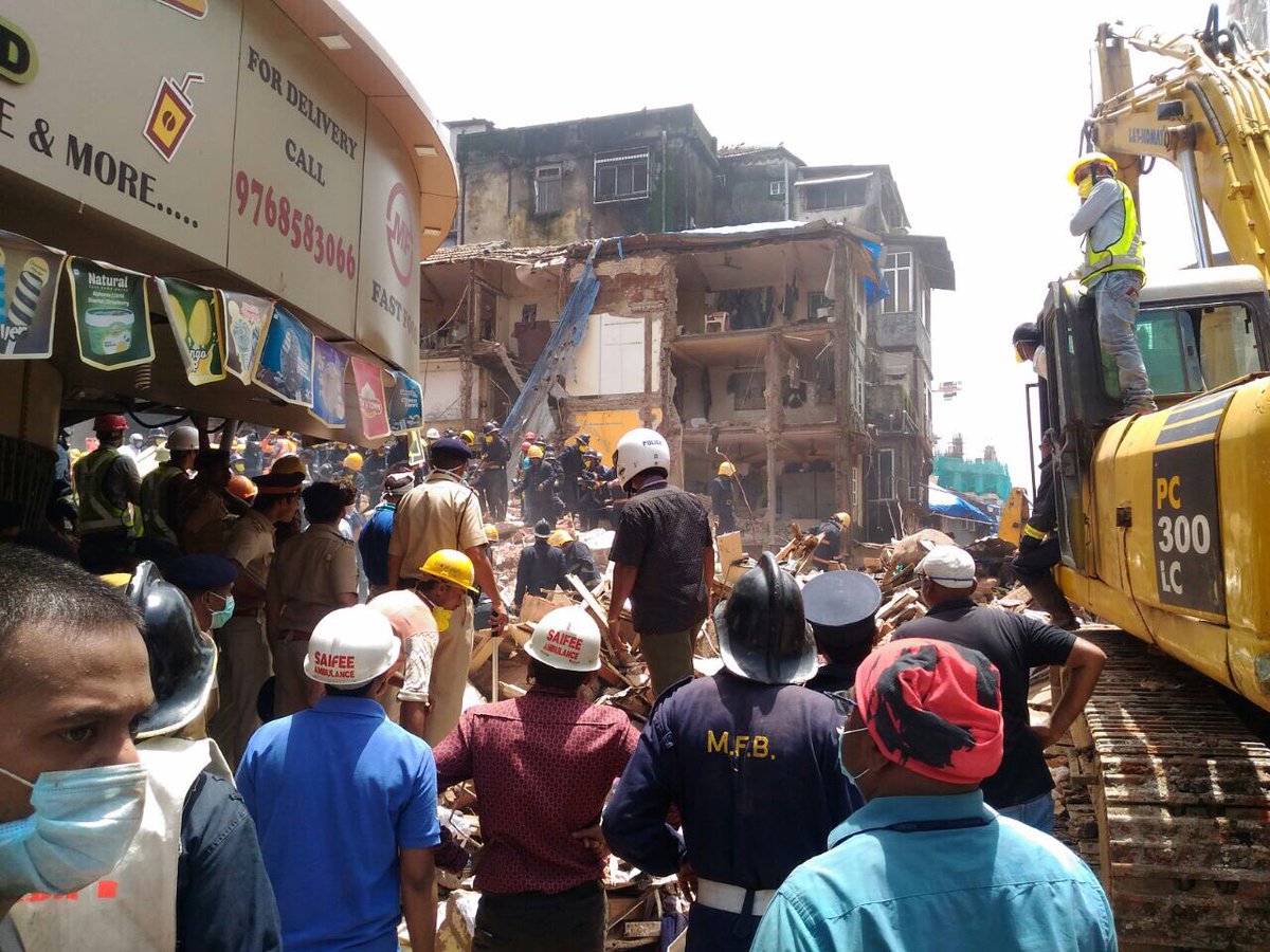 זירת קריסת הבניין