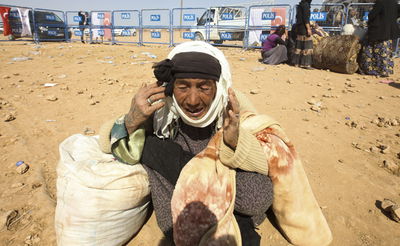 פליטה מוסלמית קשישה. אילוסטרציה, למצולמת אין קשר לכתבה