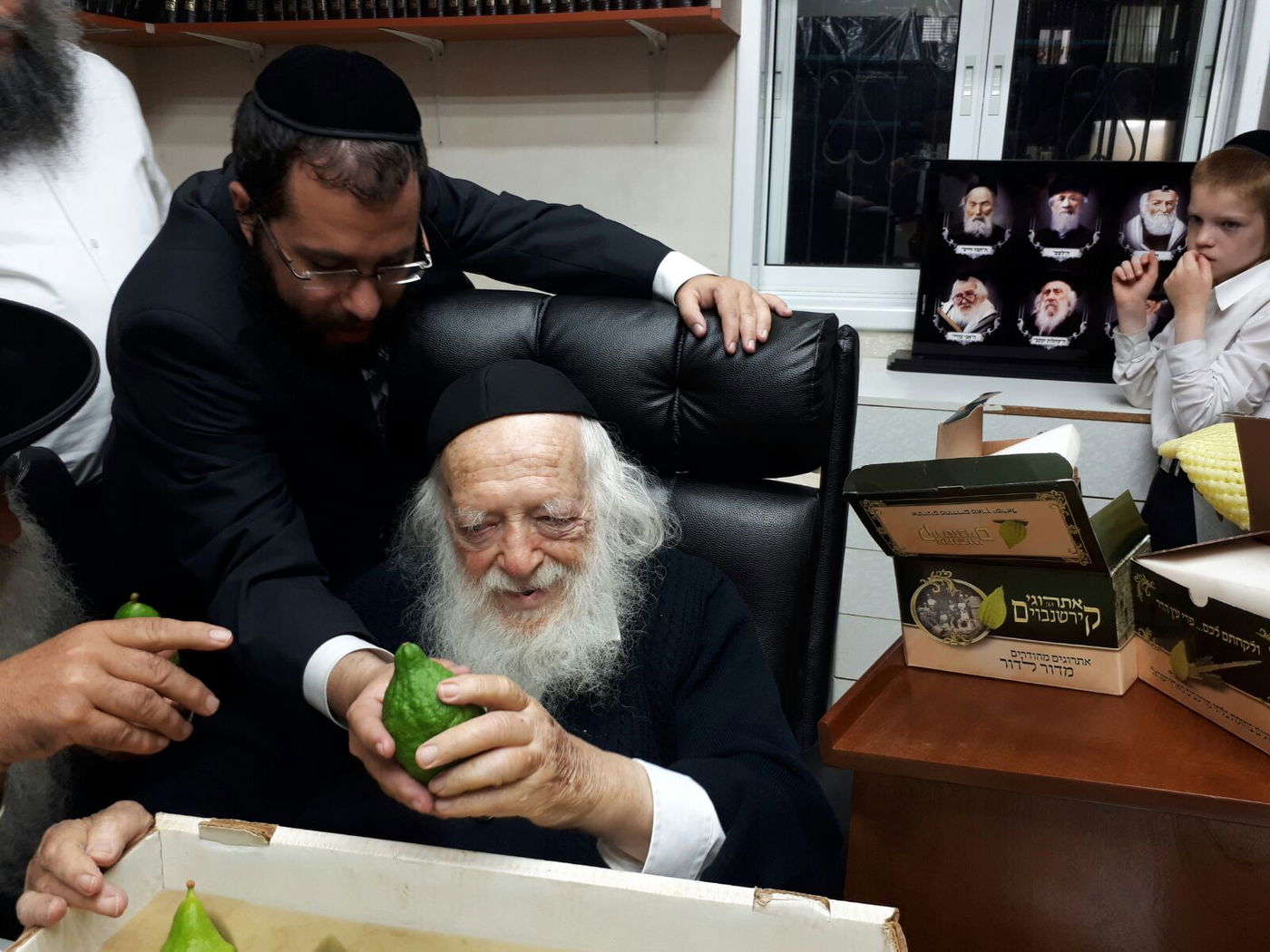 חיבוב המצווה: מרן שר התורה בחן אתרוגים