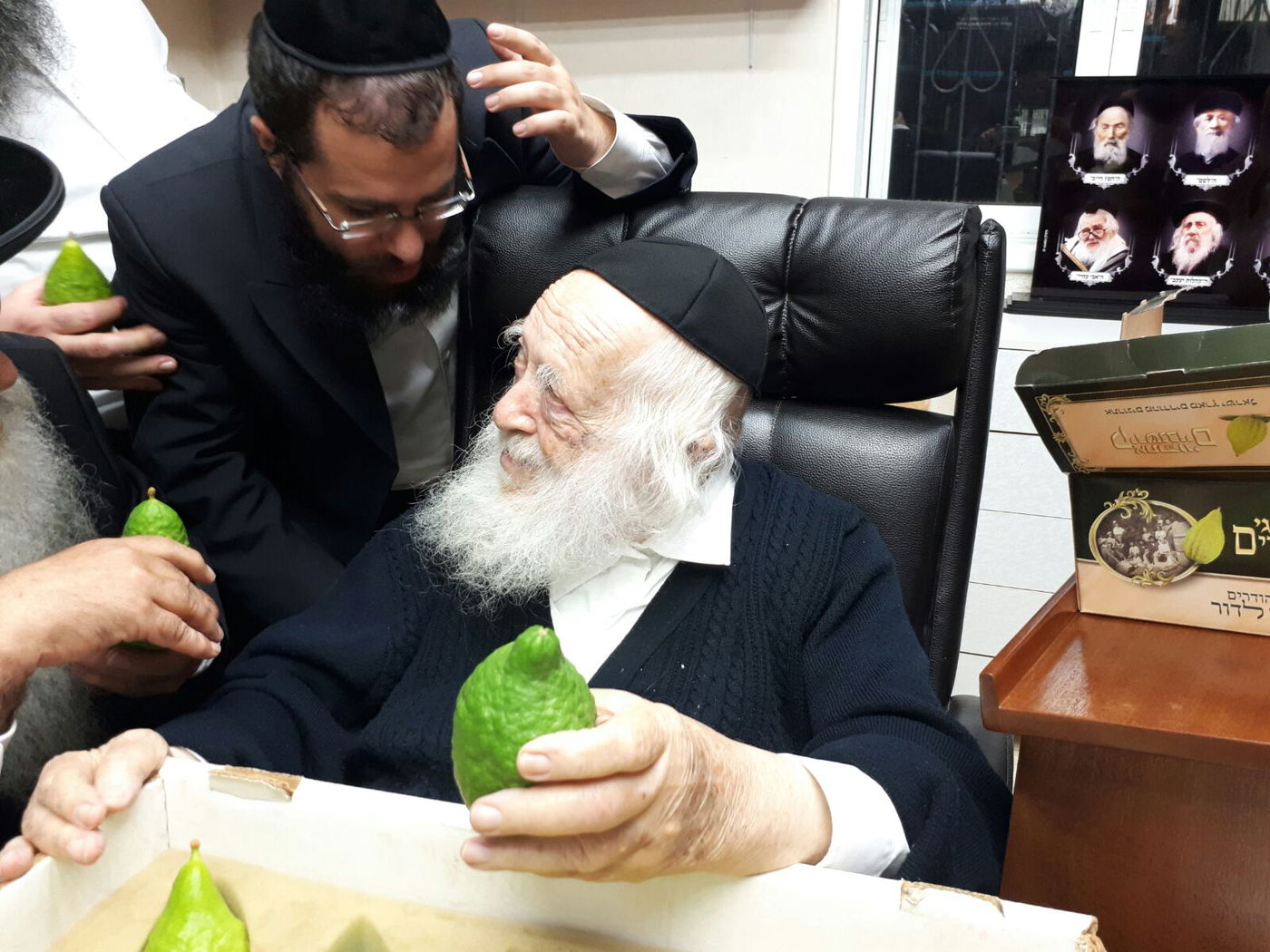חיבוב המצווה: מרן שר התורה בחן אתרוגים