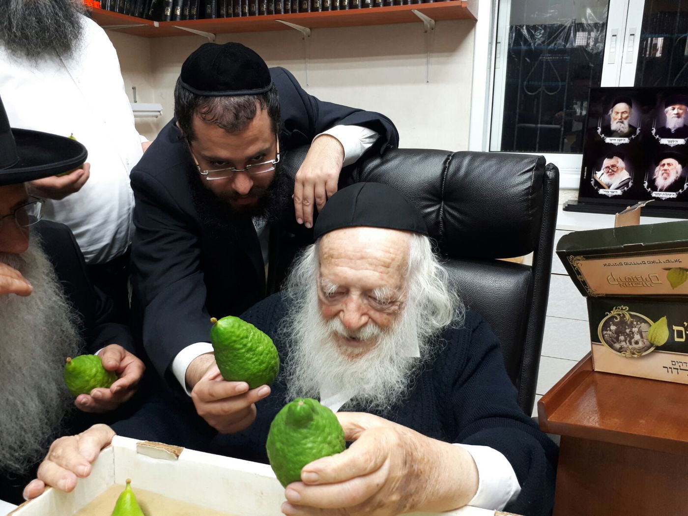 חיבוב המצווה: מרן שר התורה בחן אתרוגים