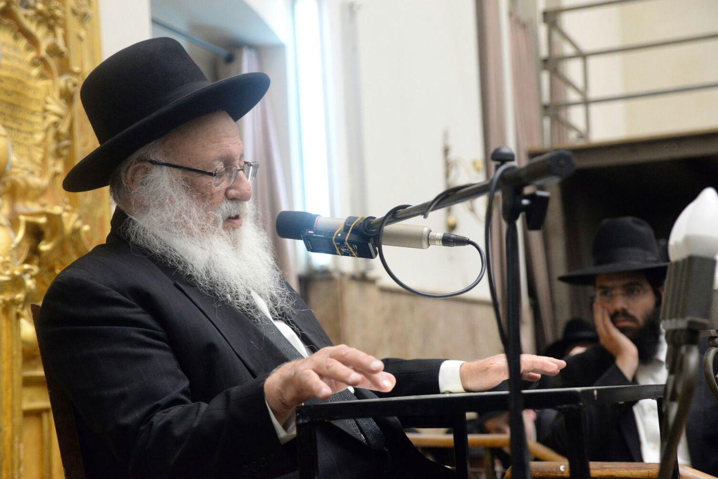 הגרב"ד פוברסקי מספיד אמש