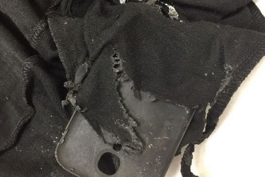 הטלפון התפוצץ בכיס