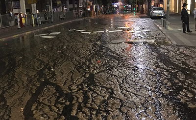 ההצפה ברחוב רבי עקיבא