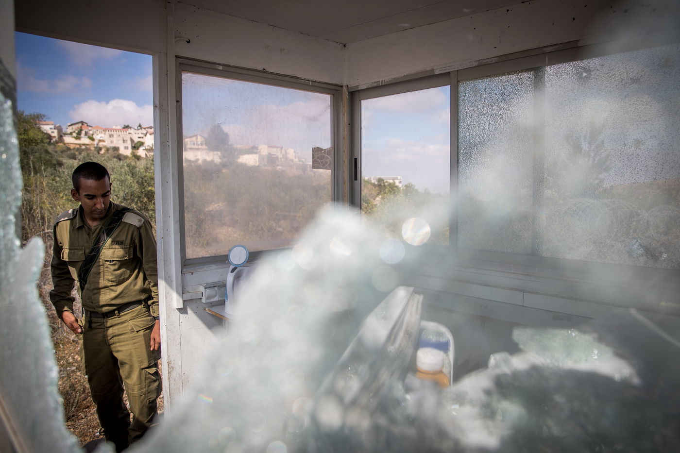 שלושה נרצחים בהר אדר • זירת הפיגוע בתמונות