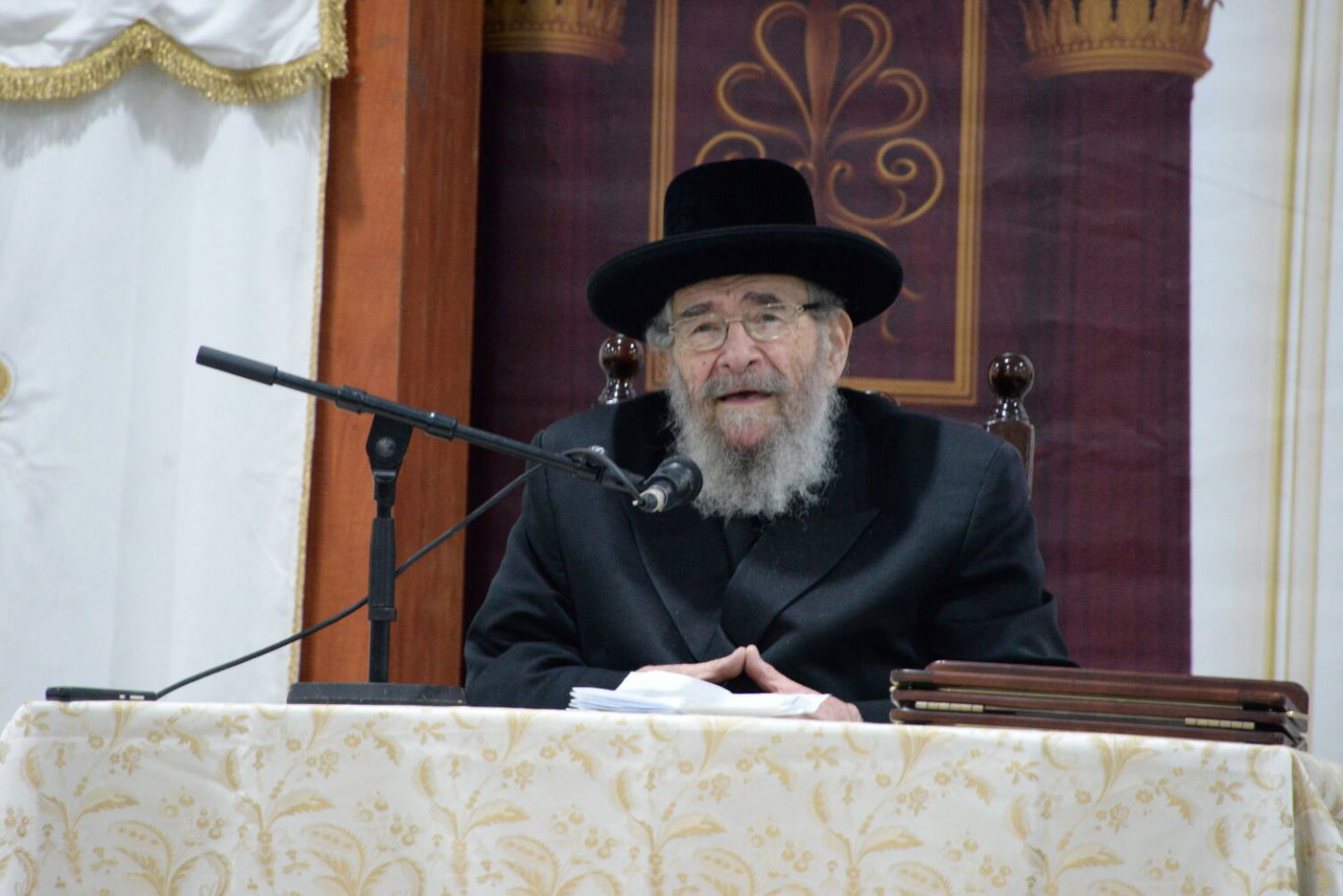 גלריה • דרשת שבת שובה של הגאון רבי משה יהודה לייב לנדא