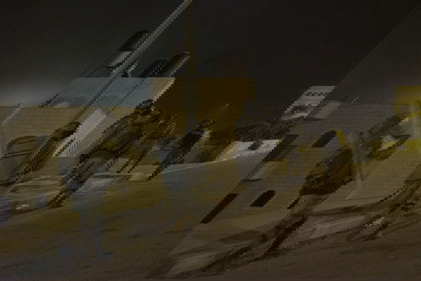 בית המחבל מהר אדר מופה לקראת הריסתו