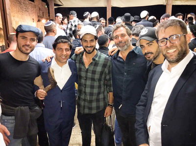 הסלבס ברחבת הכותל