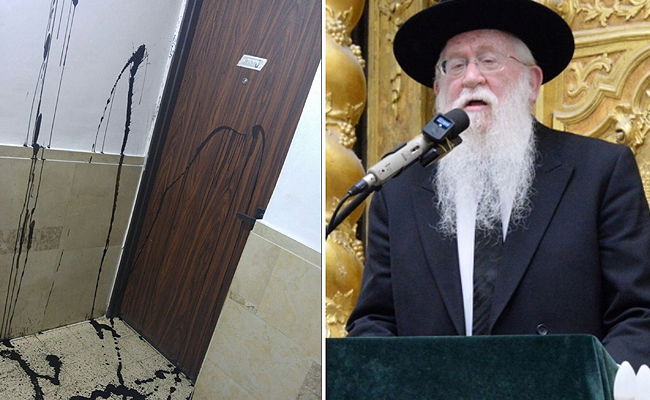 הגר"י רוזן והזפת בפתח הבית