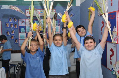 ידידי 'שובו' בעולם התגייסו - והילדים זכו לסט ארבעת המינים