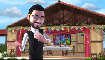 מיכה גמרמן בקליפ האנימציה לחג הסוכות