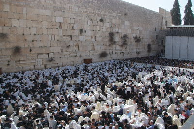 ברכת כהנים בכותל.