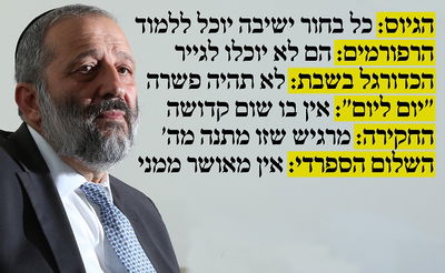 "אין ברירה, אני ממשיך" • יו"ר ש"ס אריה דרעי בראיון מקיף