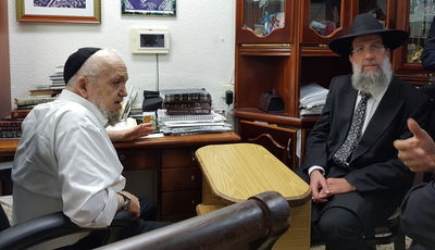 הרב יעקב כהן והגר"מ מאזוז, הערב