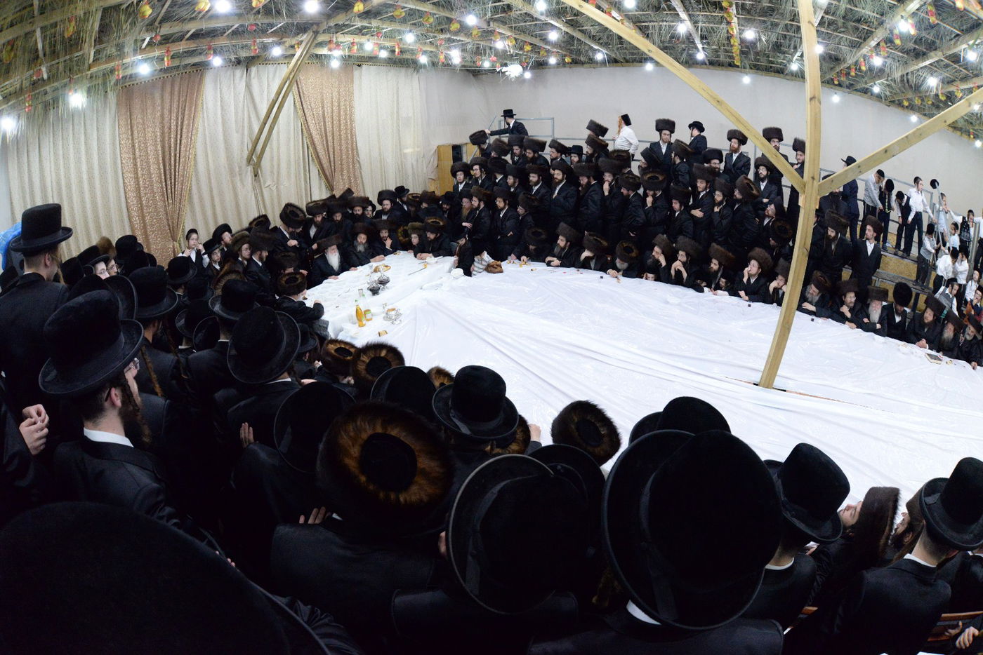 טיש אושפיזין דיוסף במכנובקא בעלזא • צפו