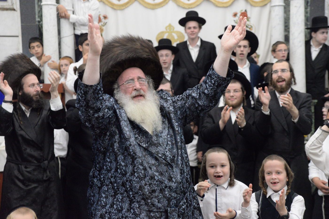 שמחת בית השואבה בחצר ספינקא • תיעוד