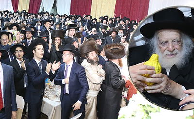 מאות אברכים חגגו, מרן הגר"ח קנייבסקי השתתף בשמחה