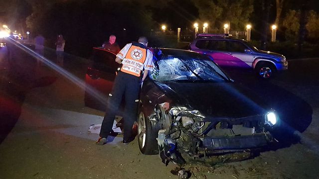 זירת התאונה