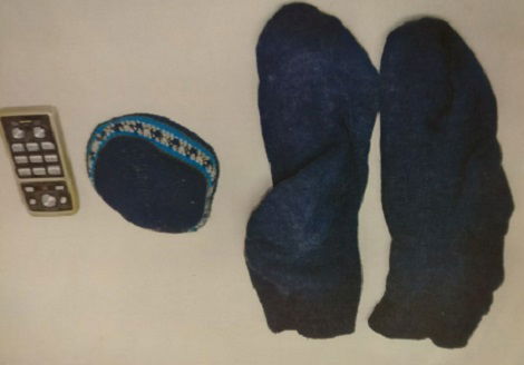 עזרי השוד שנמצאו ברשות החשודים