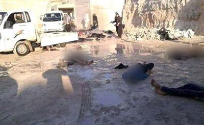 הגופות המוטלות ברחובות