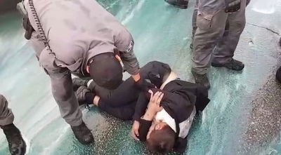 המפגין שניסה להערים על השוטרים ונכשל • צפו