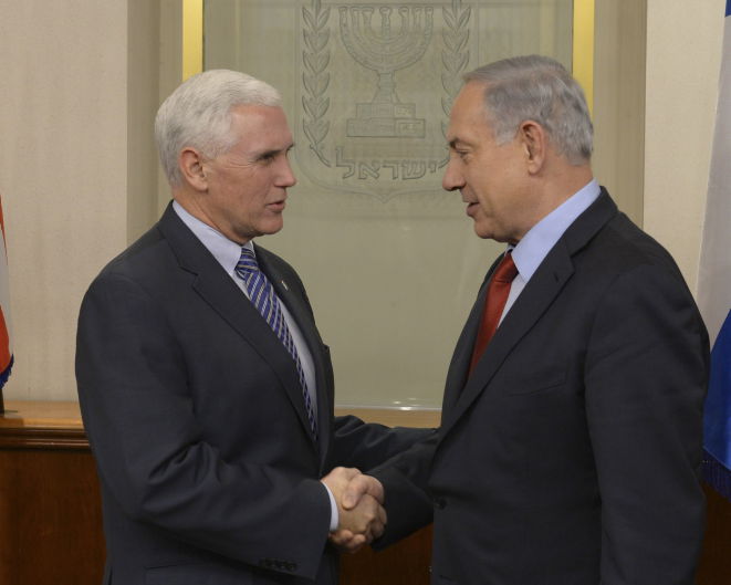פנס ונתניהו בפגישתם הקודמת