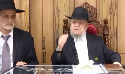 בשיעור השבועי: הגר"מ מאזוז חיזק את אלי ישי • צפו