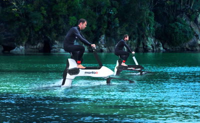 זה הדבר הבא? האופניים שנוסעים על המים