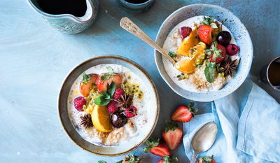 דייסת שיבולת שועל עם תוספות