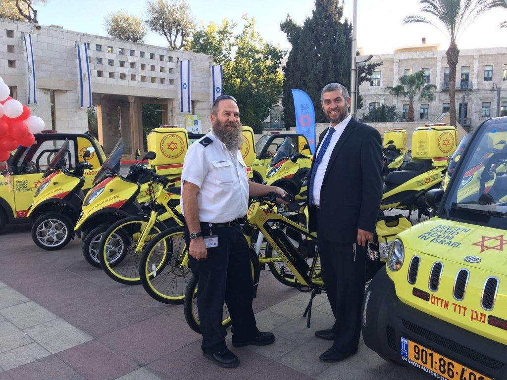 מד"א: הושקו רכבי הבימבולנס החדשים