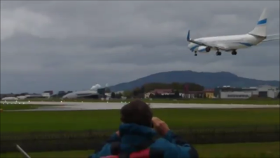 תיעוד הנחיתה המסוכנת - וההמראה