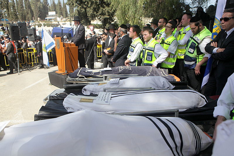 מסע ההלוויה של הנרצחים, בישראל