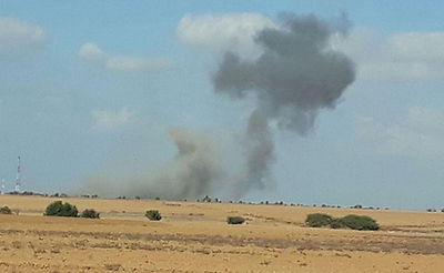 פטריית העשן מהפיצוץ